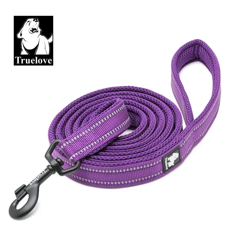 Truelove Soft Pet Leash Reflective Nylon Mesh Padded Puppy Large Dog or Cat Walking Training 11 Color 200cm TLL2112
