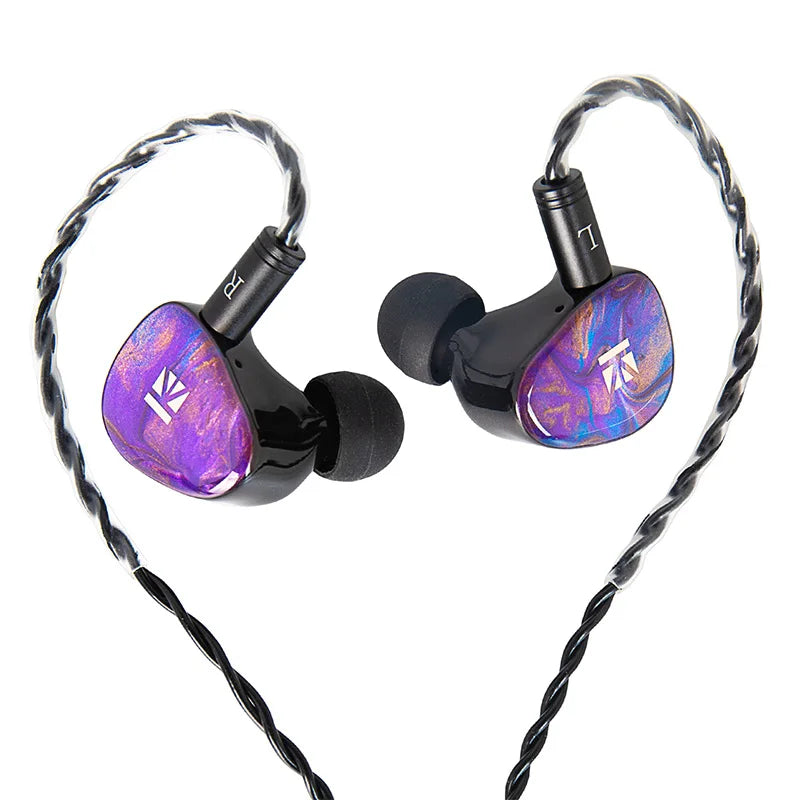 KBEAR NEW KB02 Bone Conduction Dynamic Driver HiFi IEM Earphones with Detachable 2Pin Cable