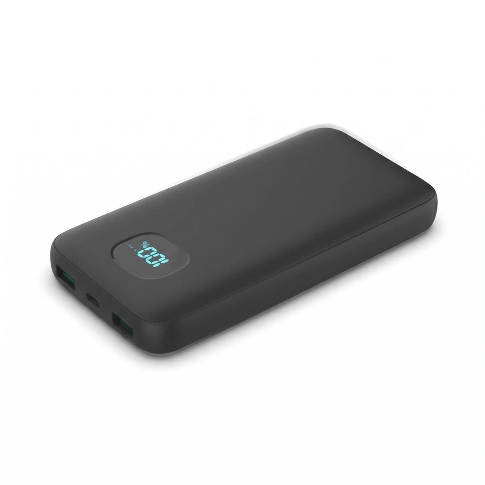 10000mAh 6-in-1 Power Bank PD 12.5W Fast Charging External Battery Charger for Xiaomi Poco iPhone Samsung iPad