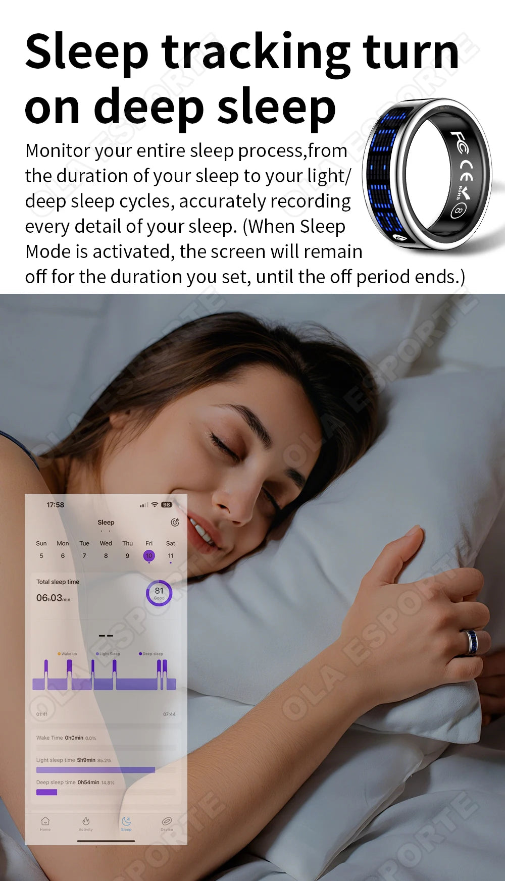 2026 Smart Ring with Touch Display Screen, Wireless Charging, Health Manager, 5ATM Waterproof For Men Women Smart Rings R12 R08