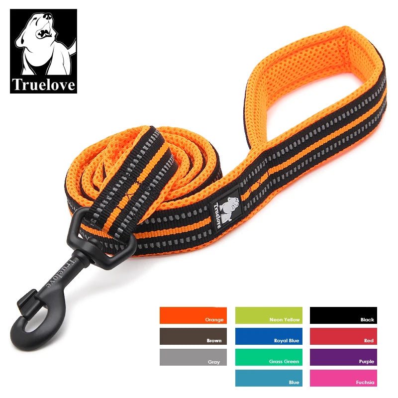 Truelove Soft Pet Leash Reflective Nylon Mesh Padded Puppy Large Dog or Cat Walking Training 11 Color 200cm TLL2112