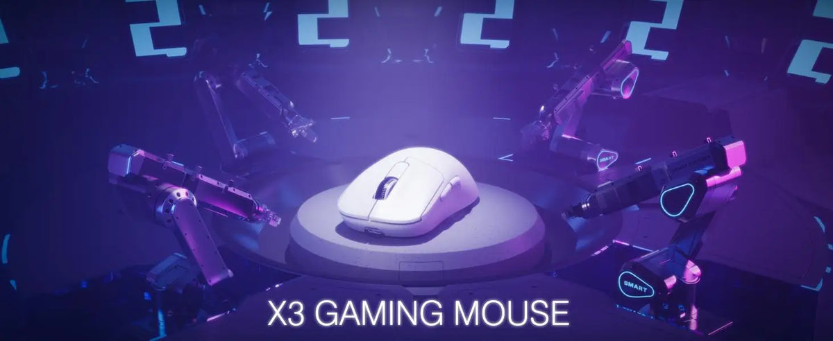 ATTACK SHARK X3 Lightweight Wireless Gaming Mouse, 49g Tri-Mode,PAW3395 26K DPI Sensor, 200h Battery Life,5 Programmable Buttons