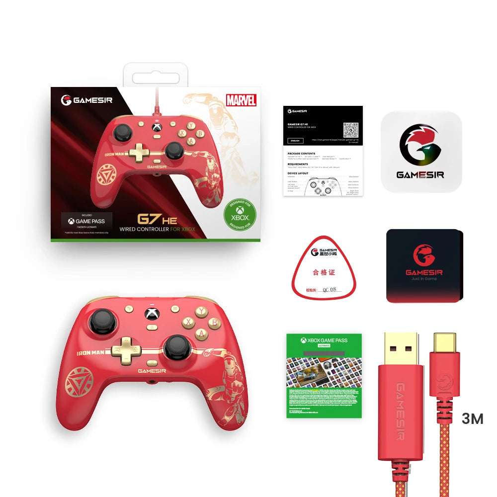 GameSir G7 HE Xbox Gaming Controller Hall Effect Gamepad for Xbox Series X, Xbox Series S, Xbox One, Steam and Windows PC