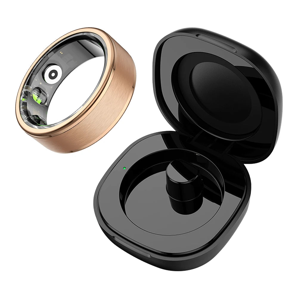 New COLMI R03 Smart Ring Charging Case Men Women, Battery Life 39 Days, Health Monitor, IP68 & 5ATM Waterproof, Multi-sport Mode