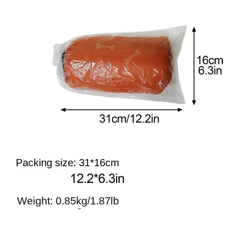 Dog Sleeping Bag Bone Pet Sleep Mat Outdoor Camping Warm Kennel Pad Dog Bed Blanket Dog Beds for Medium Dogs Pet Supplies Puppy