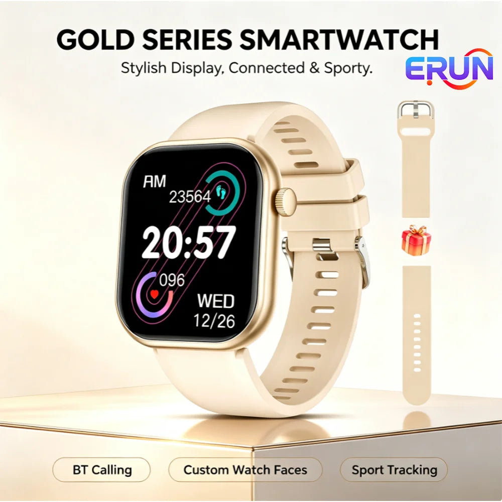 Smart Watch Compatible for Android/iPhone with Wireless Calling/Sending, Camera Control,, TFT Touchscreen, Ultra-Thin Borderless Design, Wireless Smartwatch Suitable for Android & iPhone, Unisex Gift for Men and Women