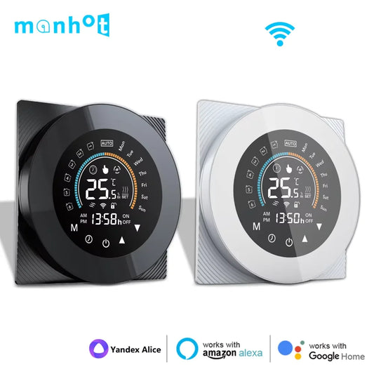 Wifi Thermostat Electric Floor Water/Gas Boiler Heating LCD Digital Touch Temperature Control Smart Life Google Home Alexa