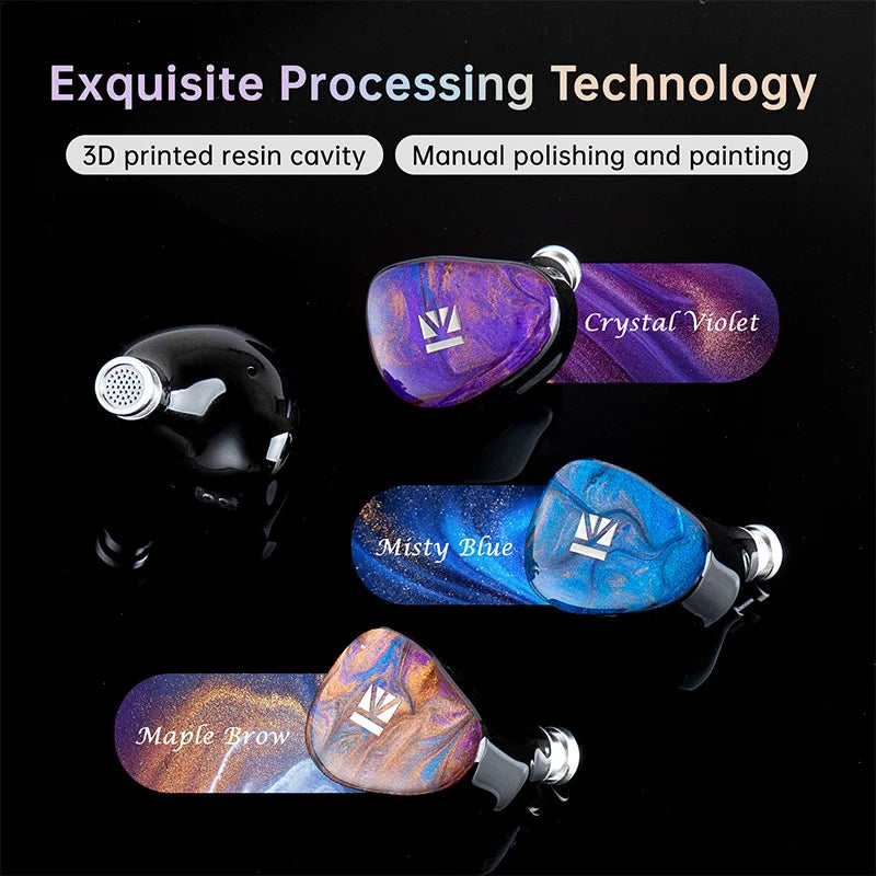 KBEAR NEW KB02 Bone Conduction Dynamic Driver HiFi IEM Earphones with Detachable 2Pin Cable