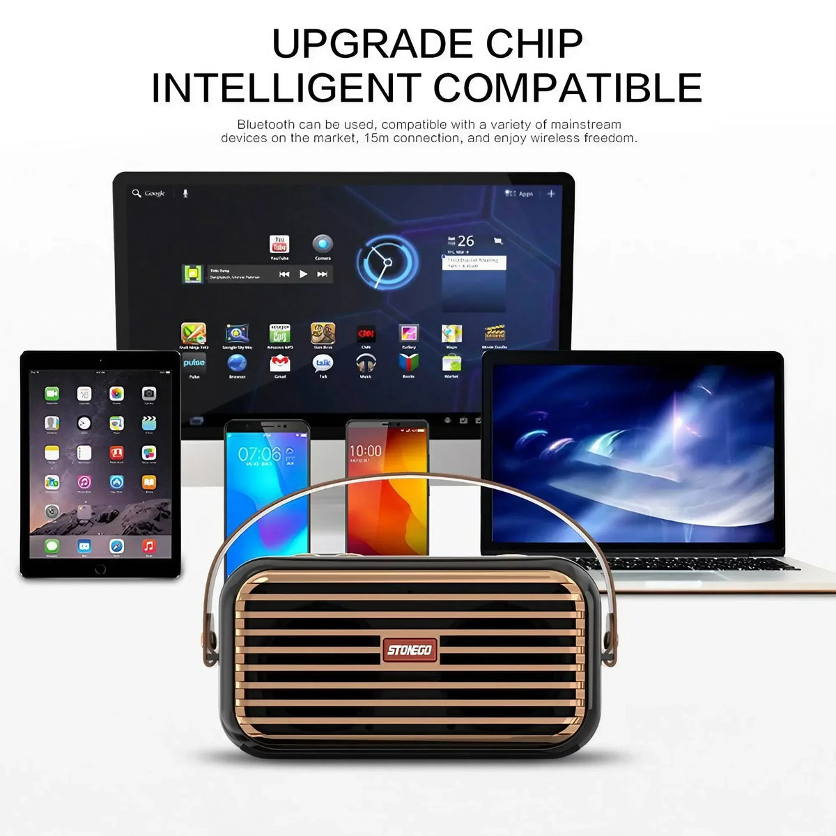 Bluetooth Portable Speaker 16W High Power Stereo Sound with TWS Pairing Wireless Speaker for Home Office Travel Outdoor Use Booming Bass and Rich Clear Audio Ideal for Parties Outdoor Activities Durable Compact Design Long La
