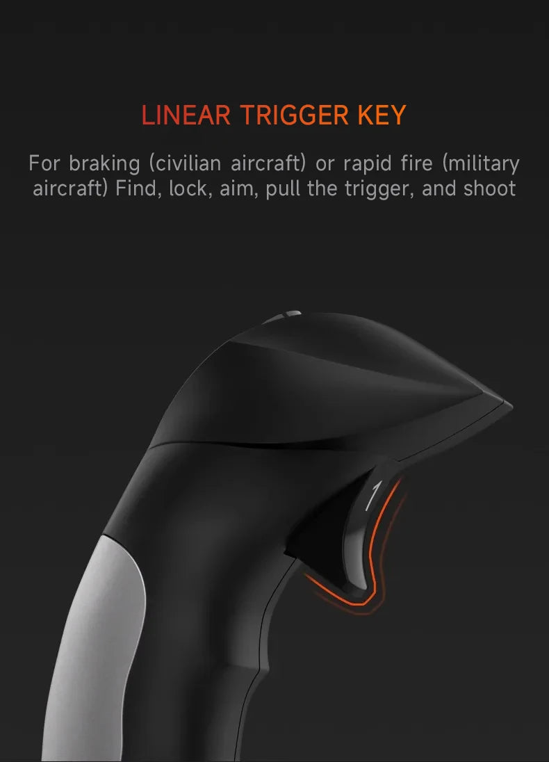 PXN F16 Aviation Certification Simulated Flight Stick Joystick Microsoft Simulation Competition Teaching Special for Window PC