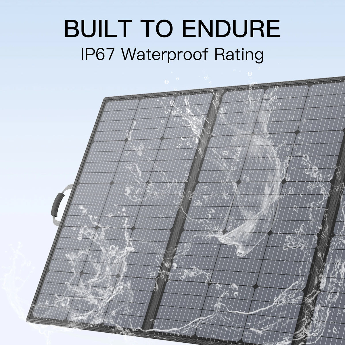 MHPOWOS 400W 220W 110W  Portable Solar Panel Foldable Charger for Power Station Camping RV Garden Roof Off Grid System IP67 Waterproof  ETFE