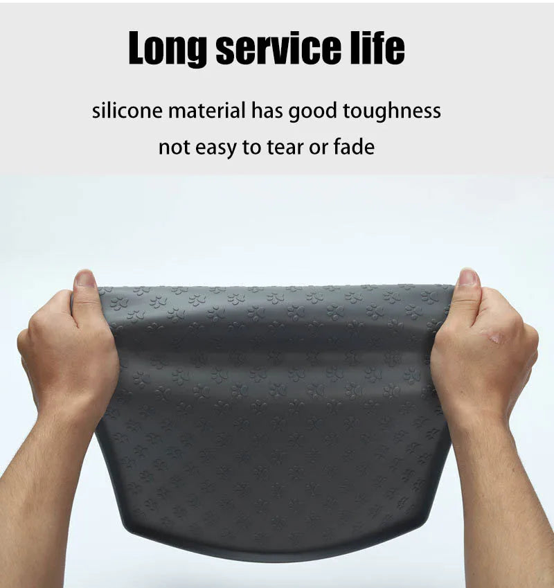 Silicone Material Dog Drinking Water and Eating Mat Cat Mat Pet Mat Waterproof Wear-Resistant Durable Easy to Clean Pet Supplies