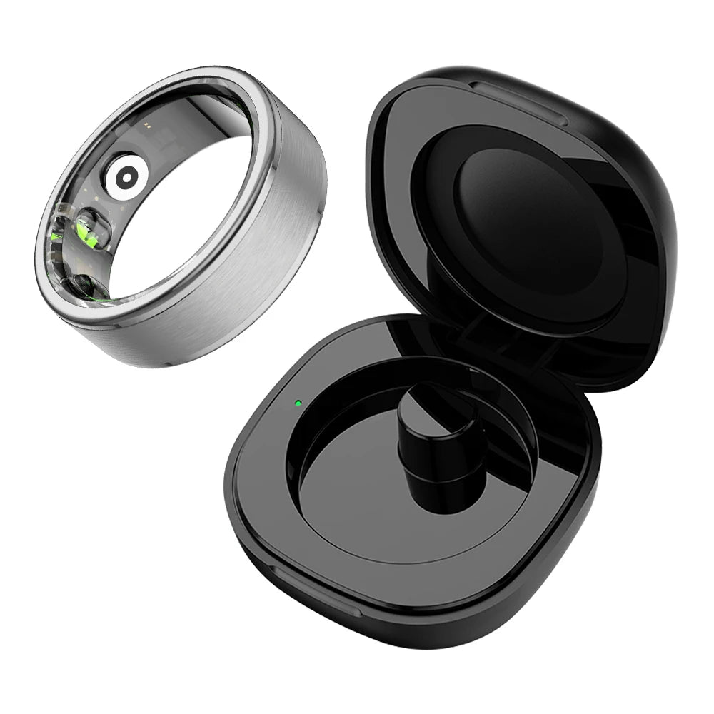 New COLMI R03 Smart Ring Charging Case Men Women, Battery Life 39 Days, Health Monitor, IP68 & 5ATM Waterproof, Multi-sport Mode