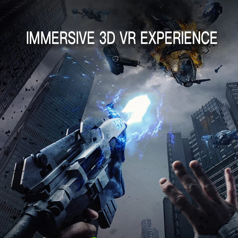 VR Shinecon Casque Viar 3D Glasses Virtual Reality Headset Helmet Goggle Lenses for Smart Phone Smartphone Video Game Binoculars