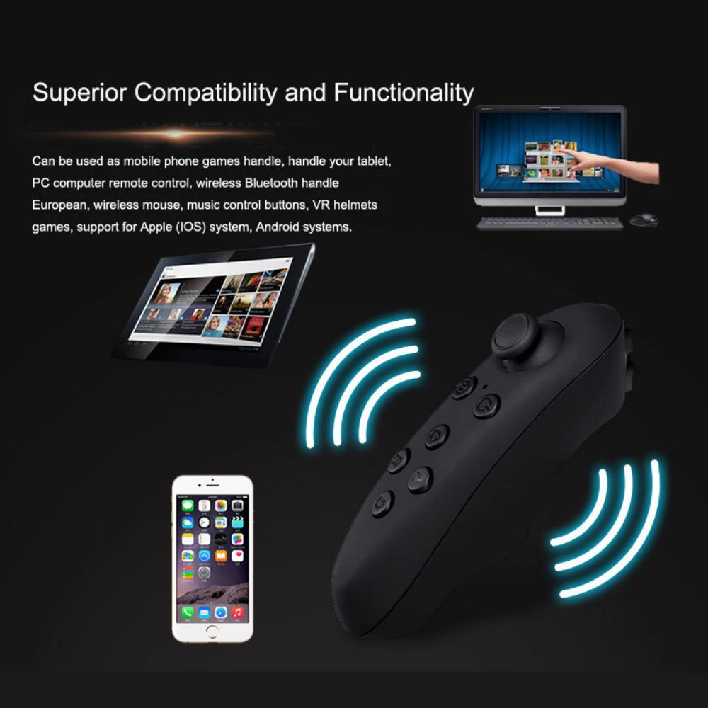 Viar 3D Virtual Reality VR Glasses Headset Bluetooth Devices Helmet Lenses Goggles Smart Smartphone Phone Headphones Mobile Game